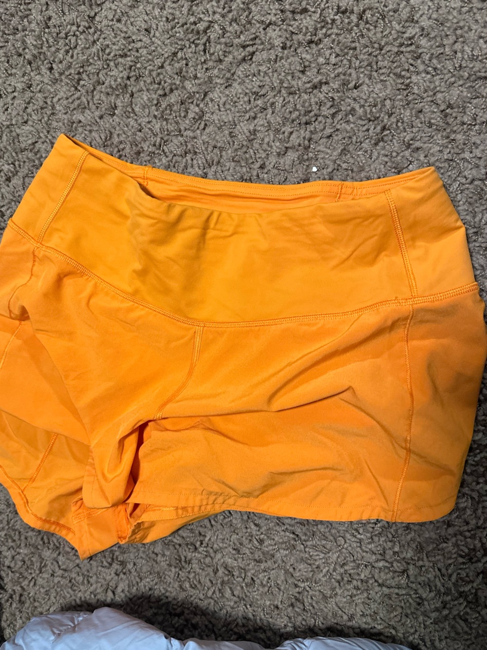 Lululemon Speed Up Running Shorts Womens Size 6, orange